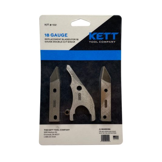 KIT #102 - Replacement Blades for 18 Gauge Double Cut Shears