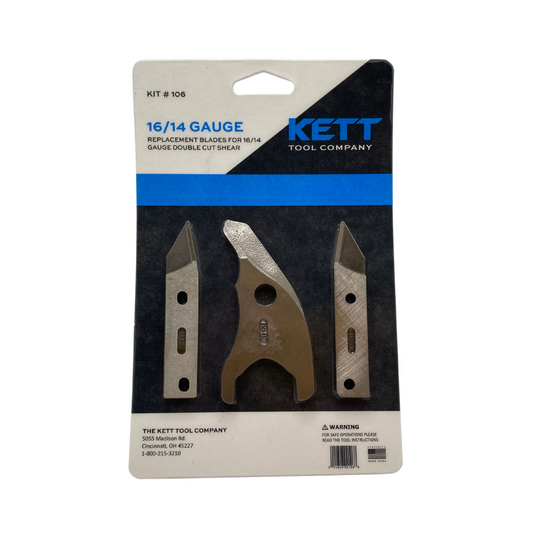 KIT #106 - Replacement Blades for 16/14 Gauge Double Cut Shears